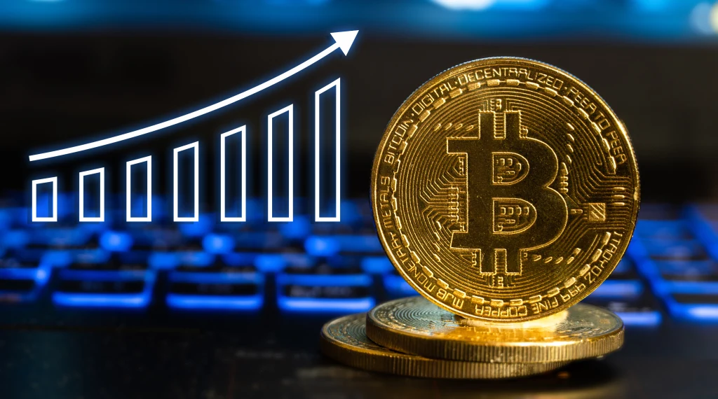 Graph illustrating Bitcoin price predictions, showcasing trends and potential market movements.