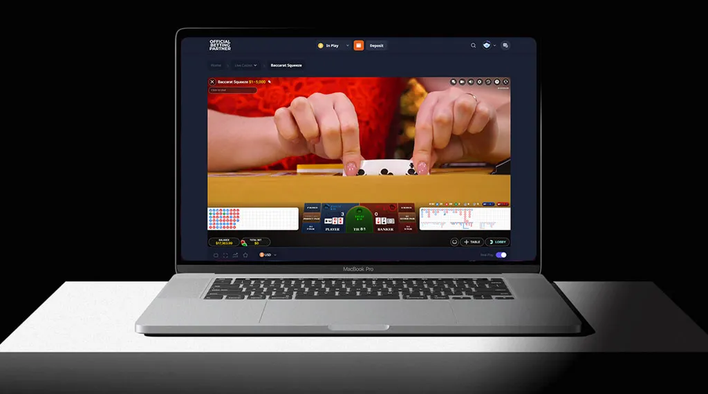A laptop featuring a vibrant video game interface, showcasing characters and action on the screen.