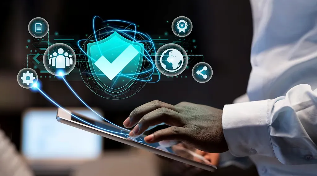 MetaMask casino security and privacy icons displayed on a tablet, highlighting secure crypto transactions.