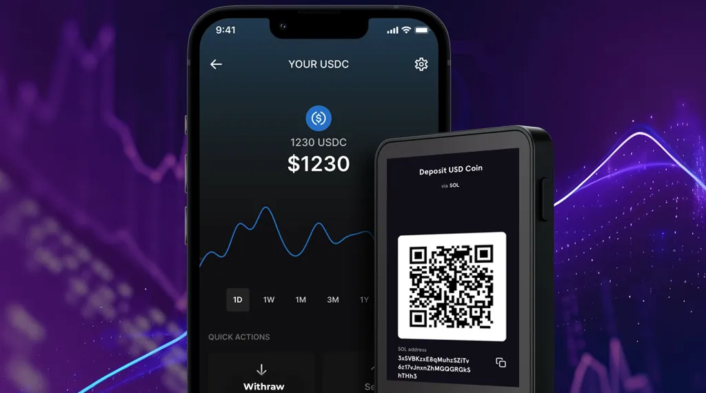 Mobile app for crypto trading on iPhone and Android, featuring a user-friendly interface and real-time market data.
